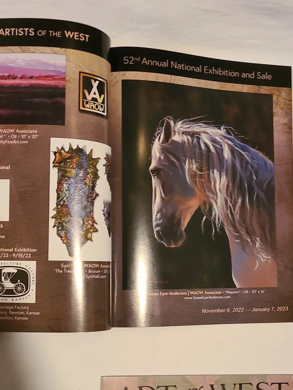 Art Of The West 3 Issues Beautiful Art & Stories Magazine Nov Sept 2022 Jan 2023